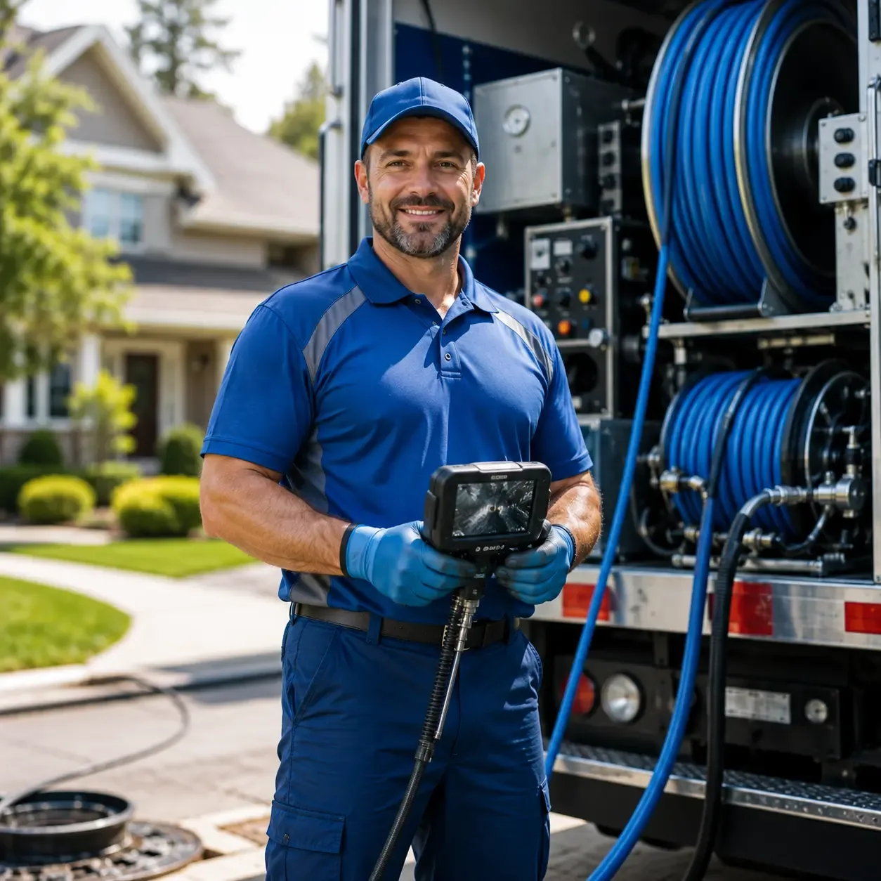 Local outdoor drain cleaning specialists in Rescue, CA